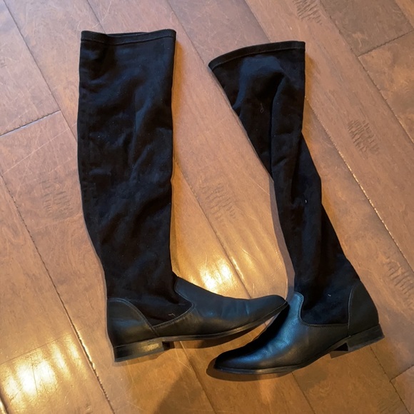 Faryl robin free people over the knee slouchy boots 6.5 anthropologie - Picture 2 of 7